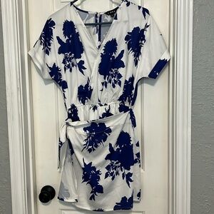 J . NNA Romper with wraparound skirt